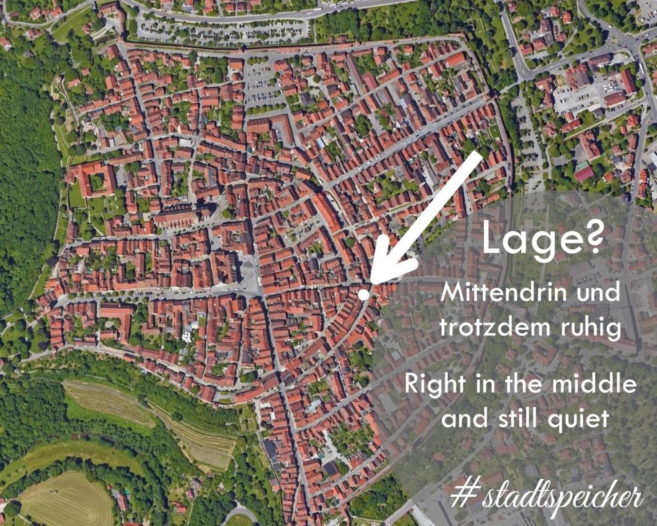 #Stadtspeicher - Gruener Stern Das Apartment Mitten In Der Altstadt Ротенбург-на-Таубері Екстер'єр фото